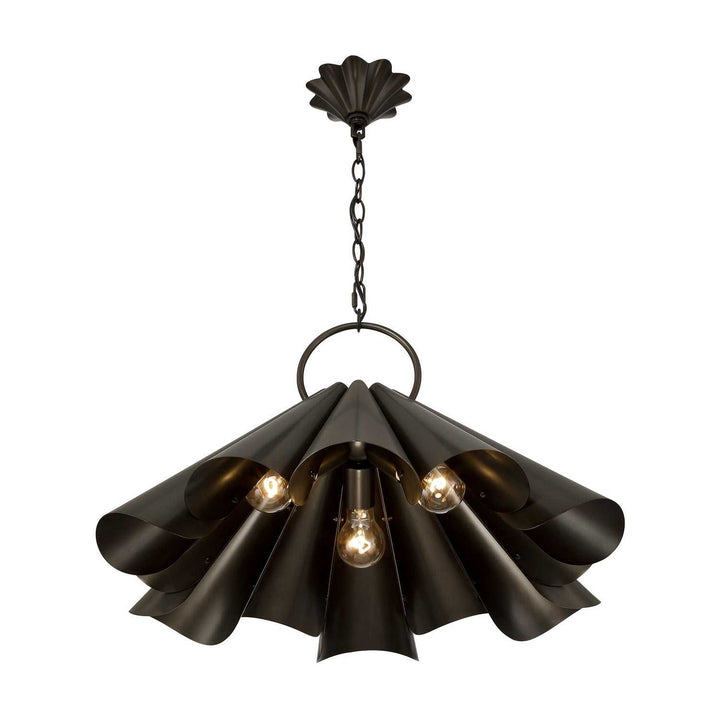Vinton Three Light Pendant in Medici Bronze Savoy House