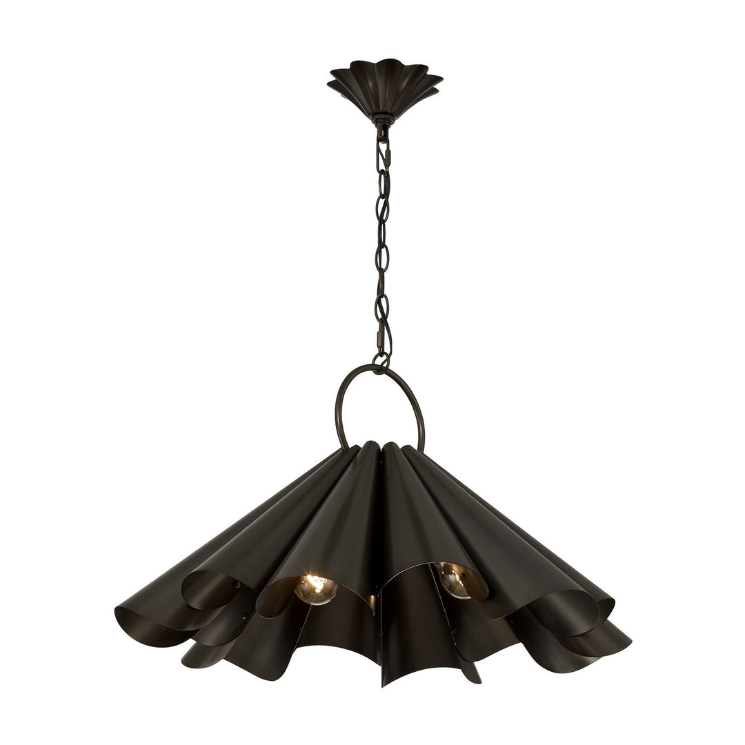 Vinton Three Light Pendant in Medici Bronze Savoy House