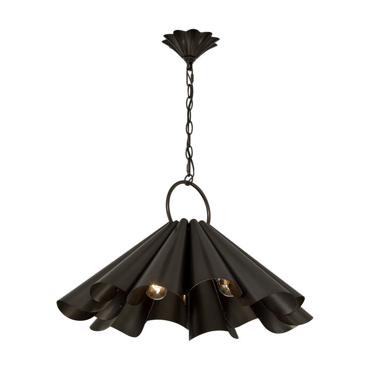 Vinton Three Light Pendant in Medici Bronze Savoy House