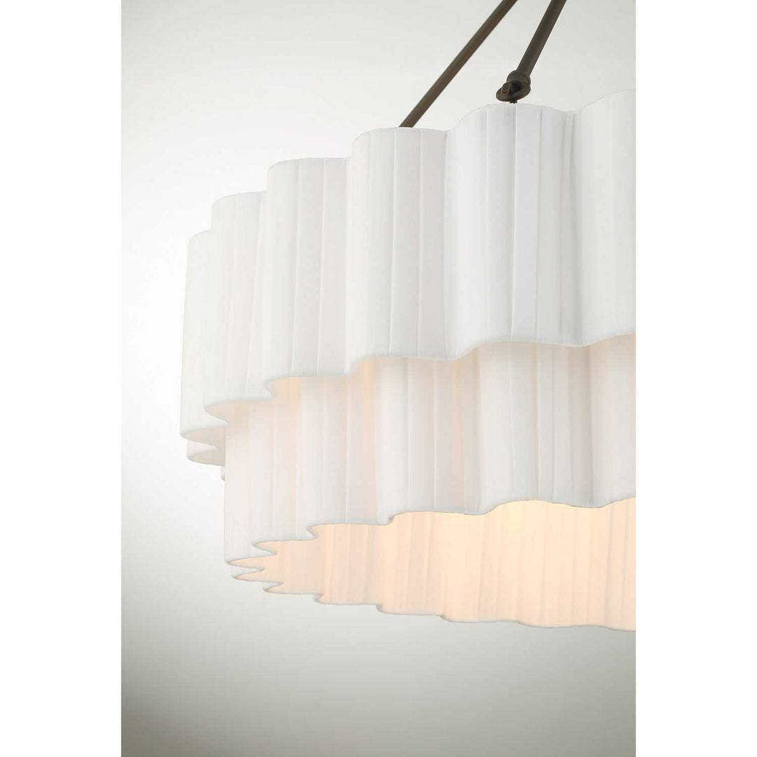 Tucker Four Light Pendant in Mediterranean Bronze Savoy House