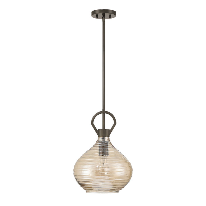 Sheriden One Light Pendant in Mediterranean Bronze Savoy House