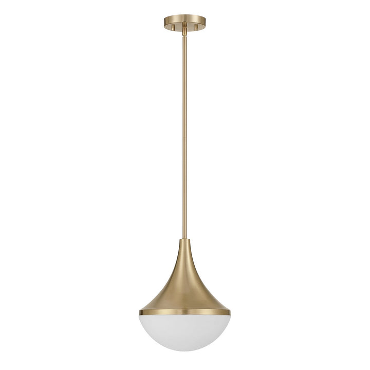 Ogdon One Light Pendant in Noble Brass Savoy House