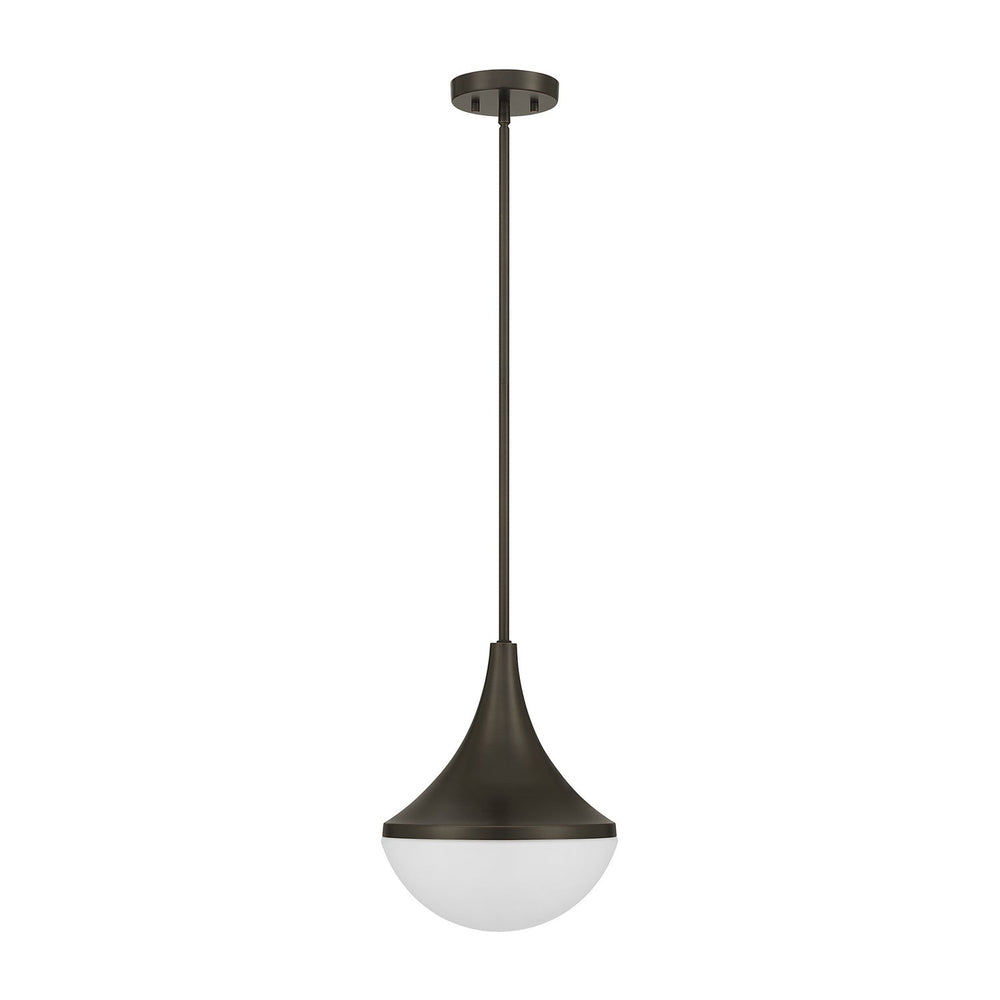 Ogdon One Light Pendant in Mediterranean Bronze Savoy House