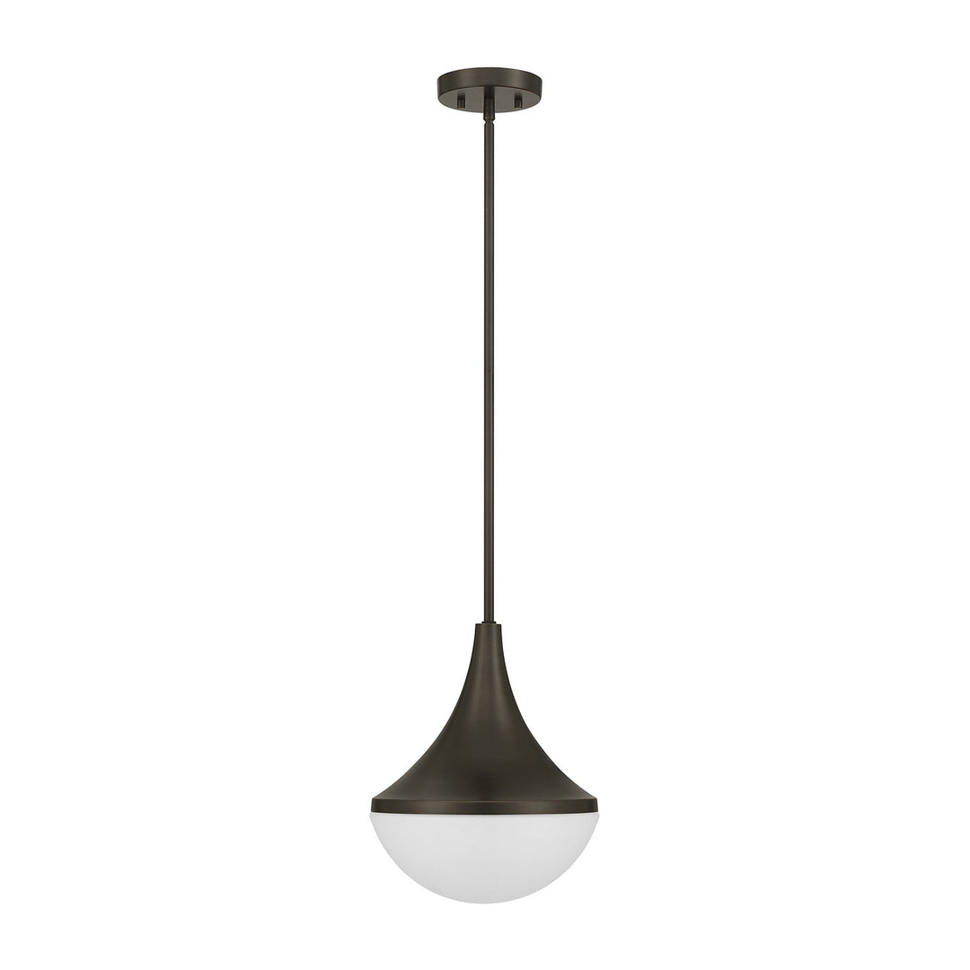 Ogdon One Light Pendant in Mediterranean Bronze Savoy House