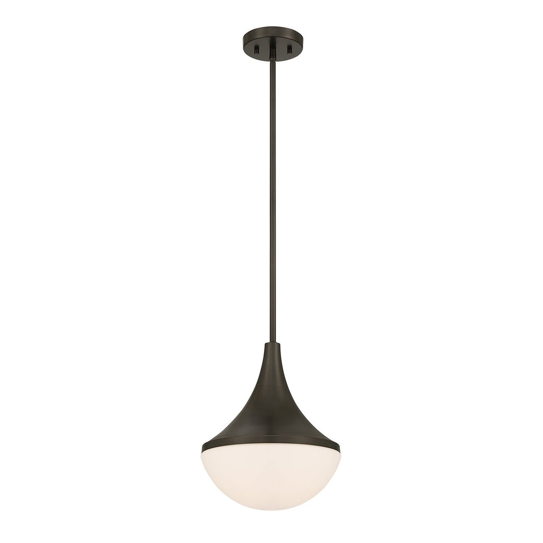 Ogdon One Light Pendant in Mediterranean Bronze Savoy House
