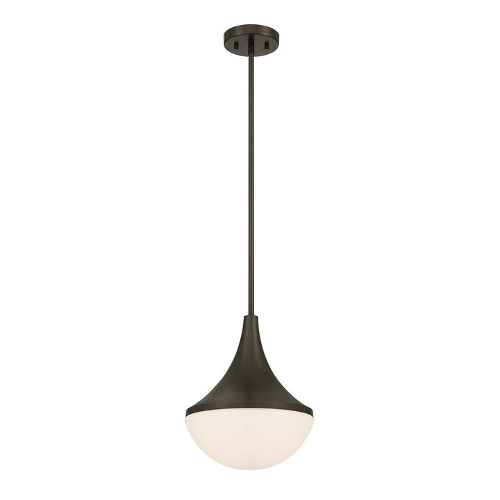 Ogdon One Light Pendant in Mediterranean Bronze Savoy House
