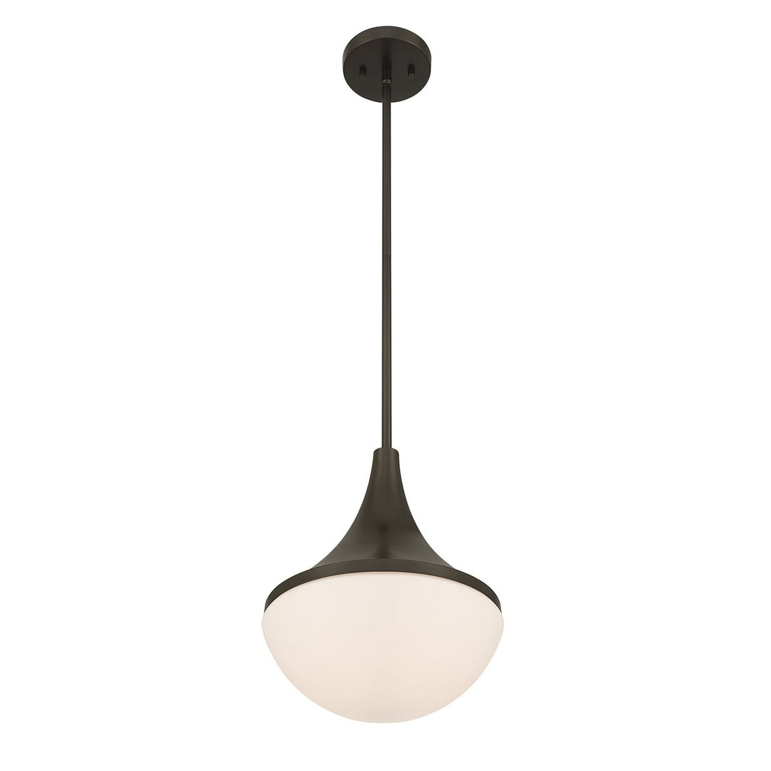 Ogdon One Light Pendant in Mediterranean Bronze Savoy House
