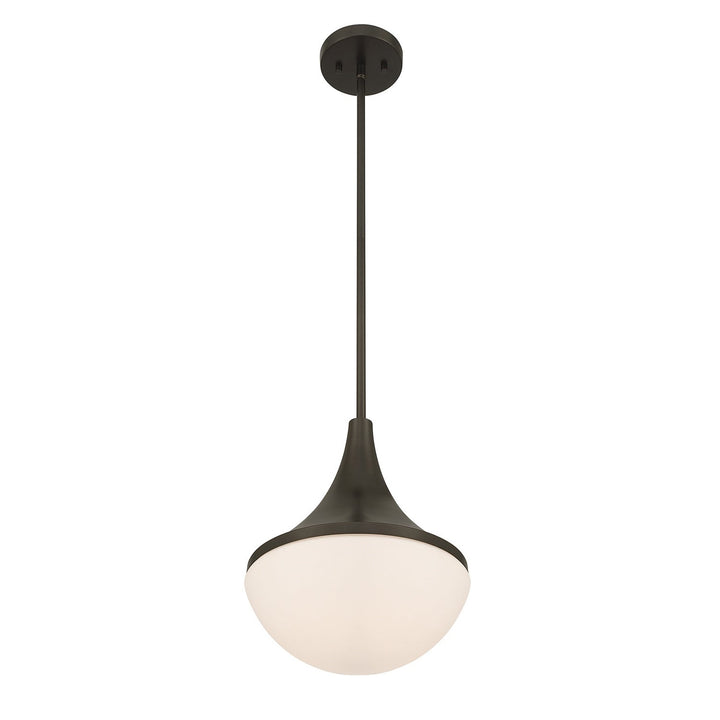Ogdon One Light Pendant in Mediterranean Bronze Savoy House