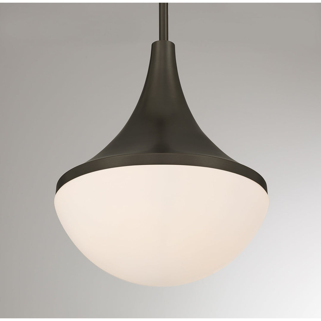 Ogdon One Light Pendant in Mediterranean Bronze Savoy House