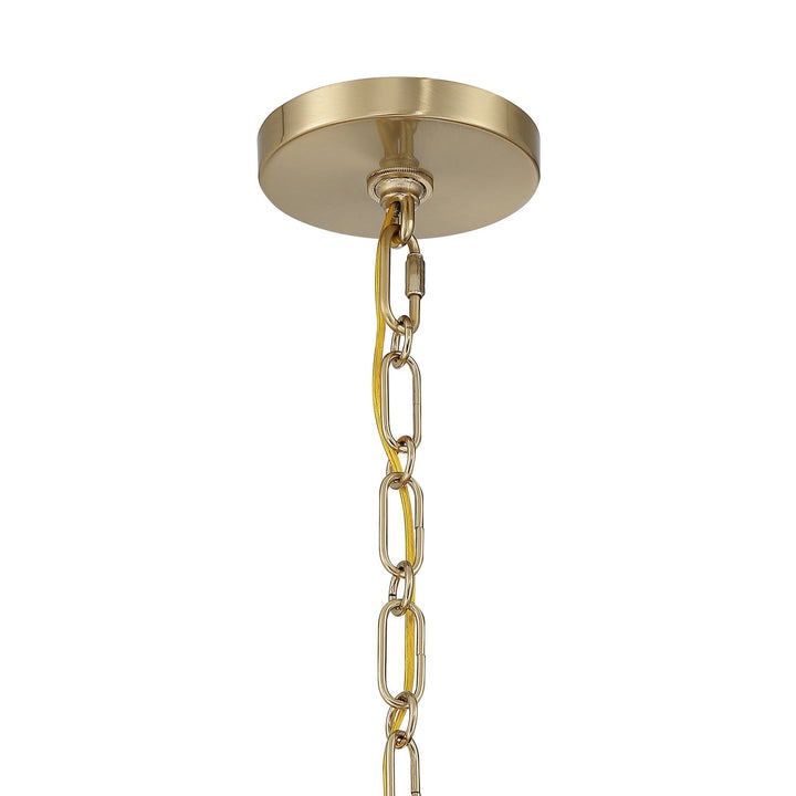 Stern Three Light Pendant in Noble Brass Savoy House