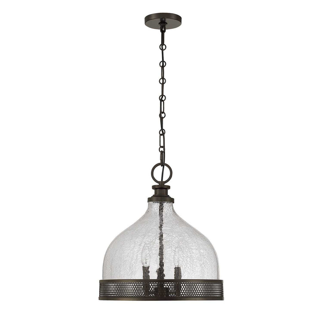 Stern Three Light Pendant in Mediterranean Bronze Savoy House