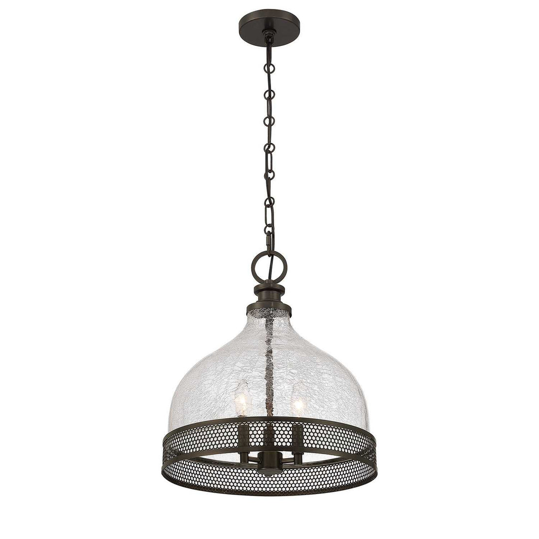 Stern Three Light Pendant in Mediterranean Bronze Savoy House