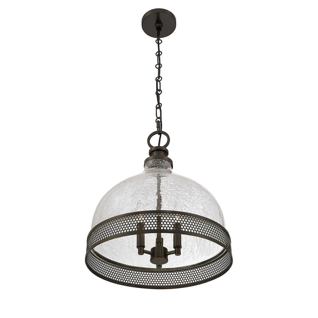 Stern Three Light Pendant in Mediterranean Bronze Savoy House