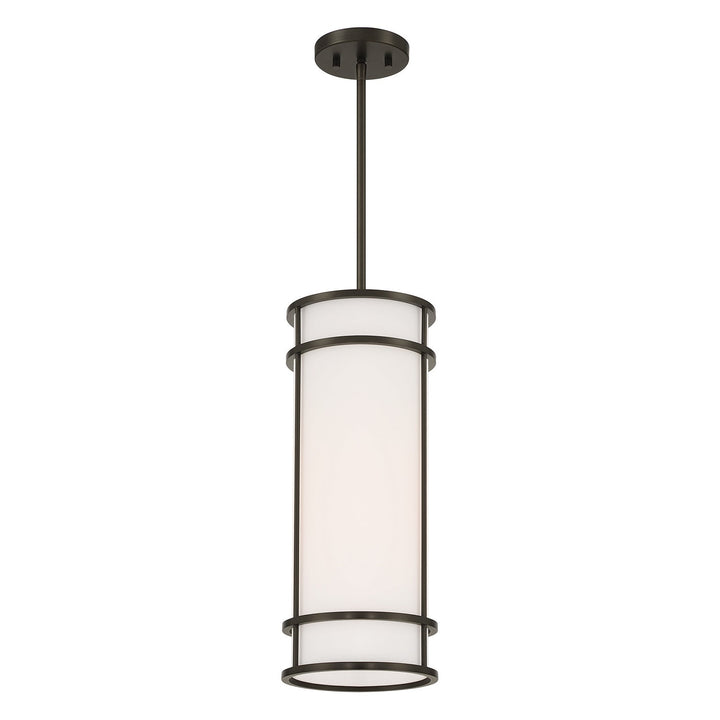 Porter One Light Pendant in Mediterranean Bronze Savoy House
