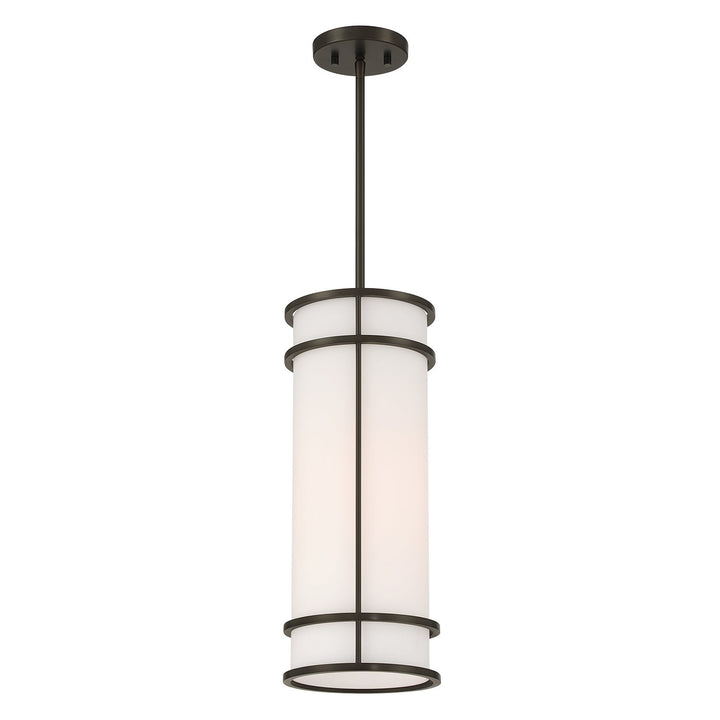 Porter One Light Pendant in Mediterranean Bronze Savoy House