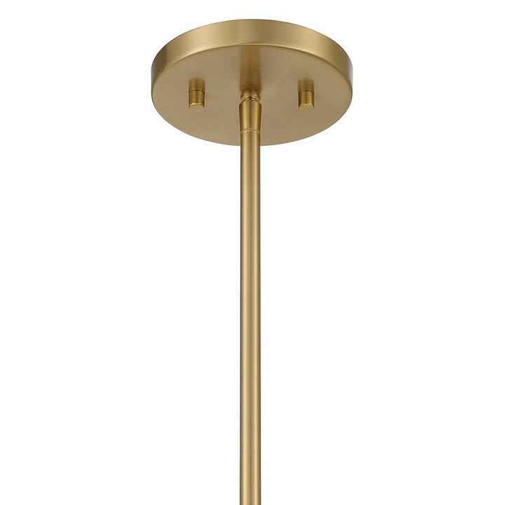 Porter One Light Mini Pendant in Warm Brass Savoy House