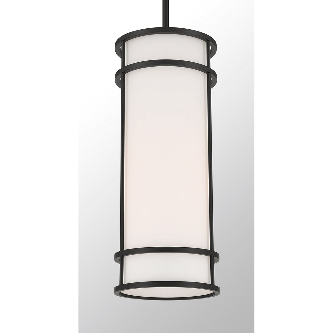 Porter One Light Mini Pendant in Matte Black Savoy House