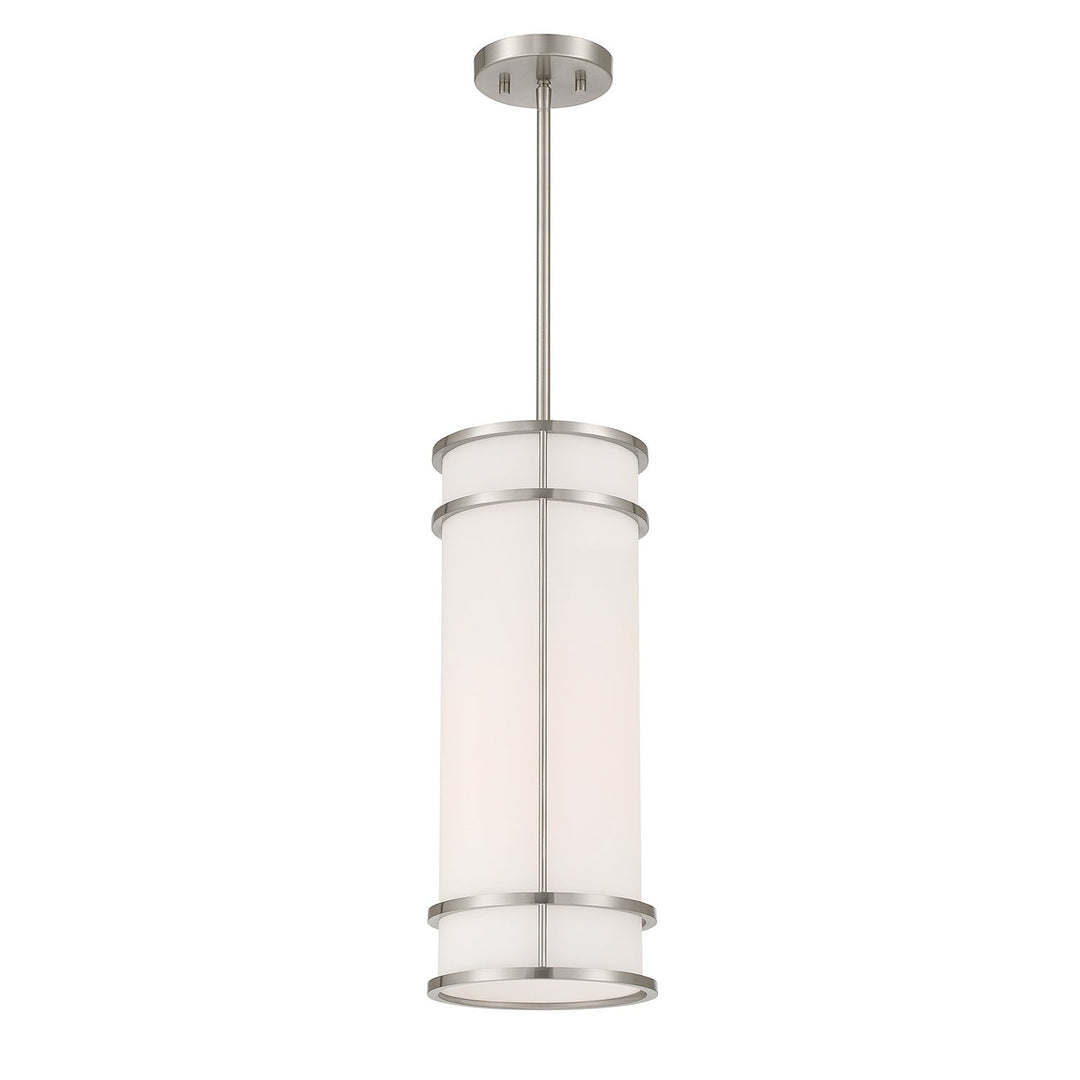 Porter One Light Mini Pendant in Satin Nickel Savoy House