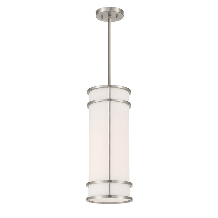 Porter One Light Mini Pendant in Satin Nickel Savoy House