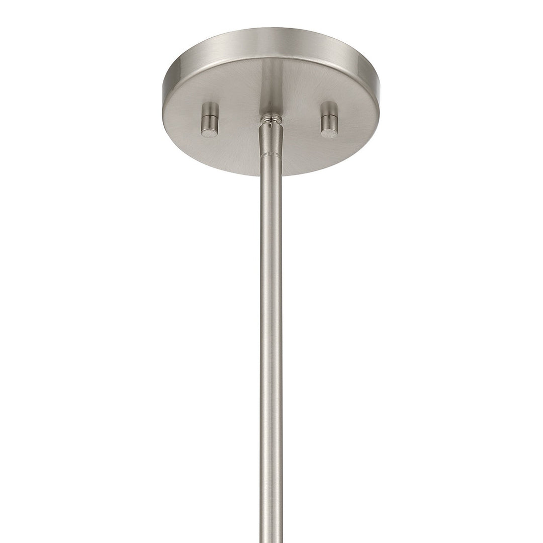 Porter One Light Mini Pendant in Satin Nickel Savoy House