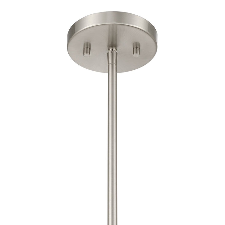 Porter One Light Mini Pendant in Satin Nickel Savoy House