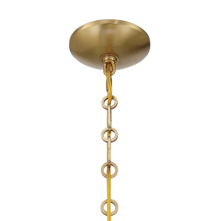 Montrose One Light Pendant in Warm Brass Savoy House