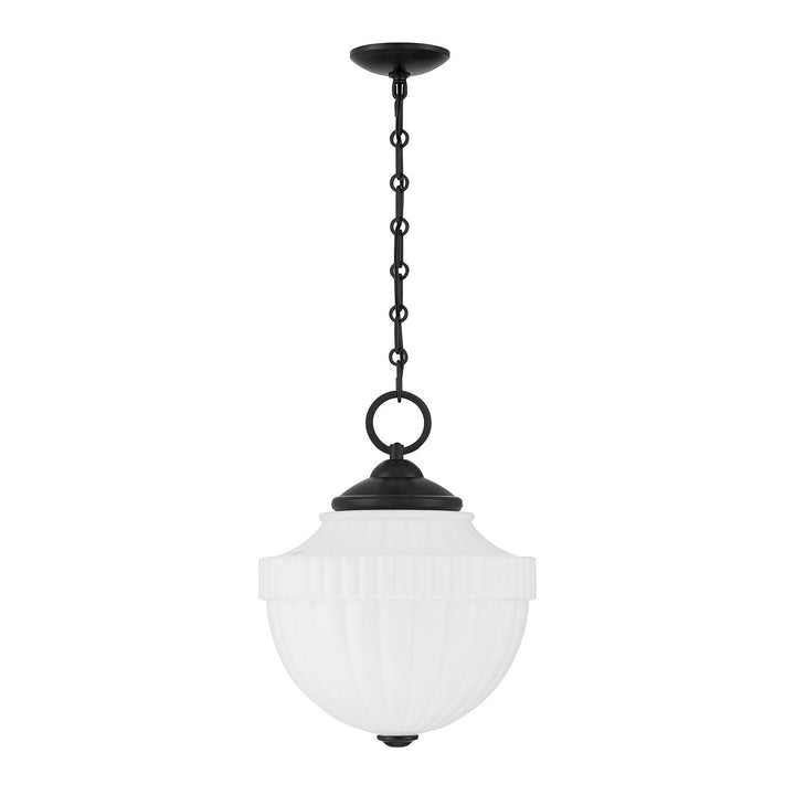 Montrose One Light Pendant in Matte Black Savoy House