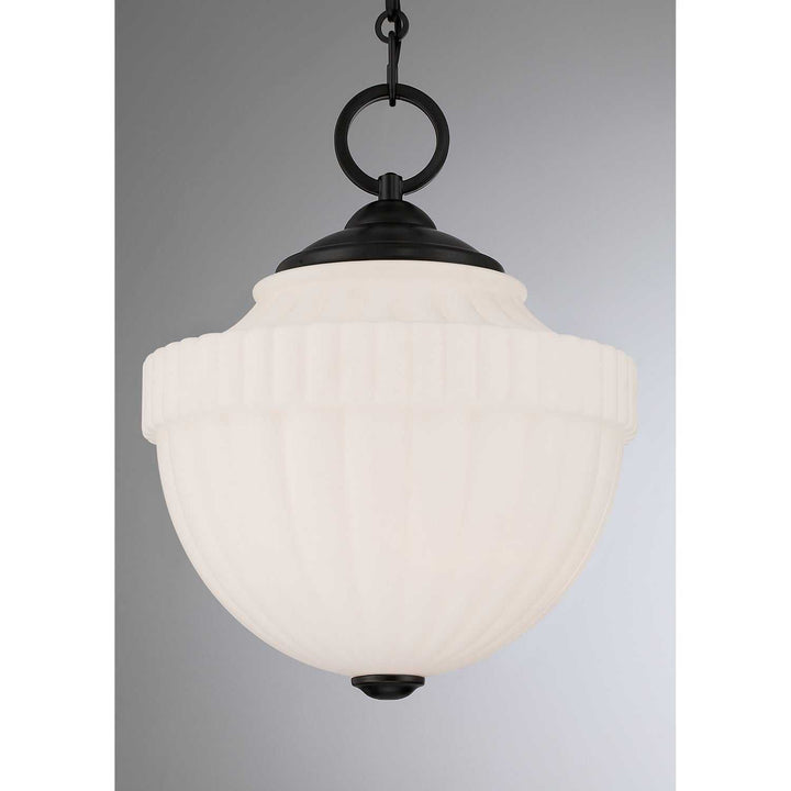 Montrose One Light Pendant in Matte Black Savoy House