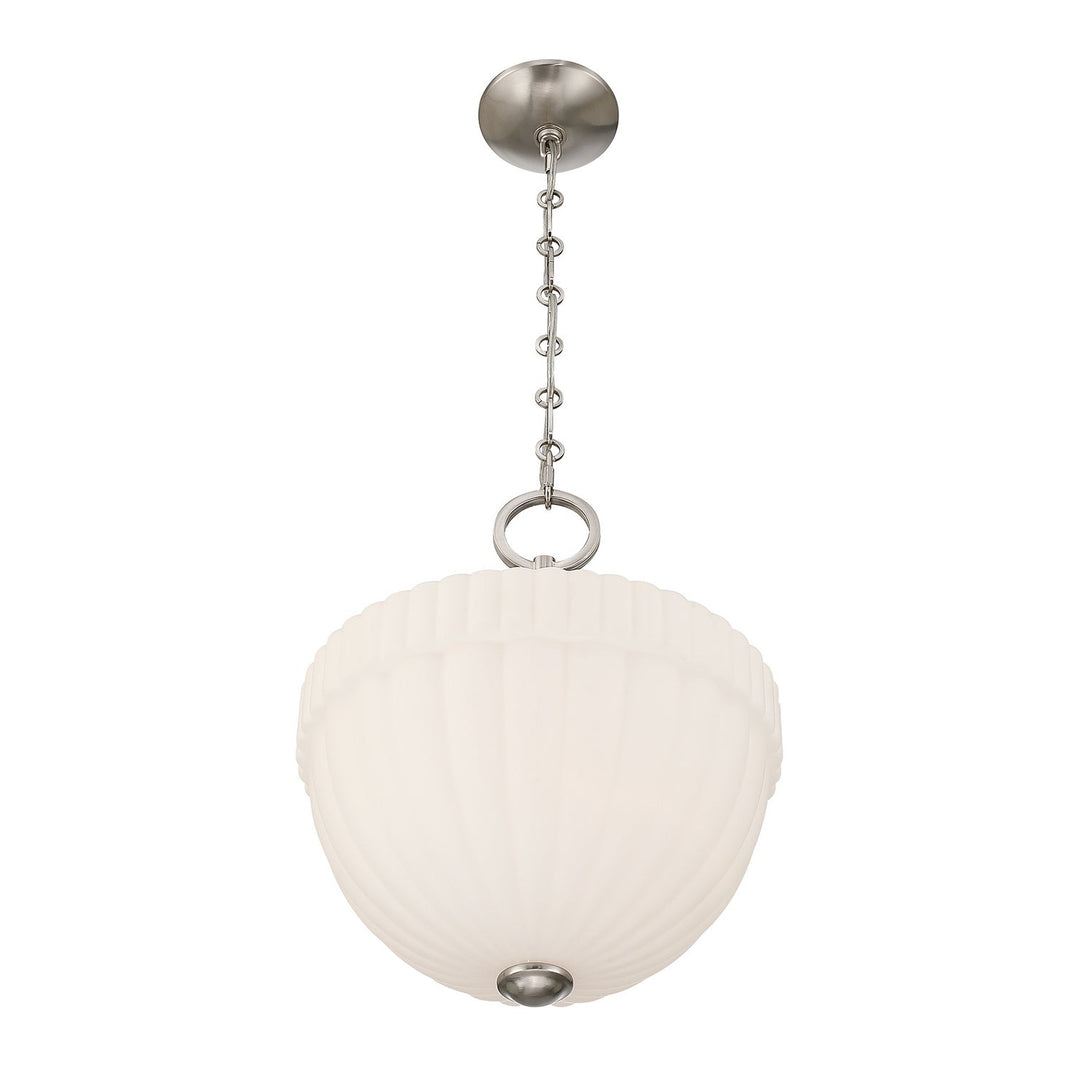 Montrose One Light Pendant in Satin Nickel Savoy House