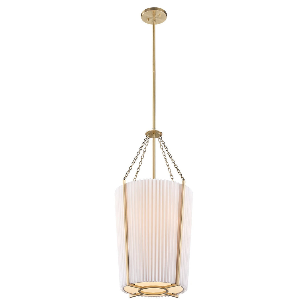 Joplin One Light Pendant in Noble Brass Savoy House