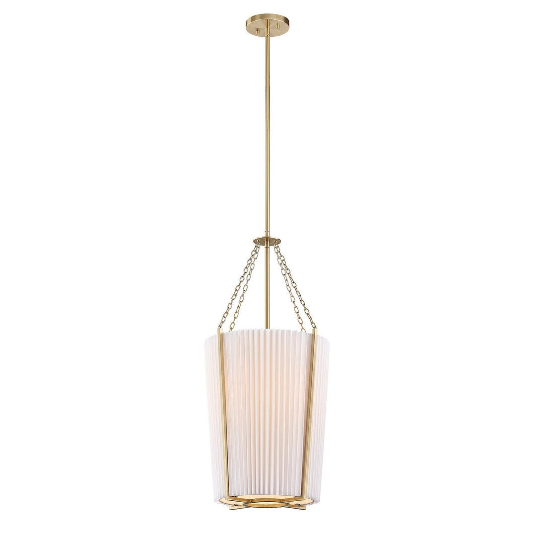 Joplin One Light Pendant in Noble Brass Savoy House