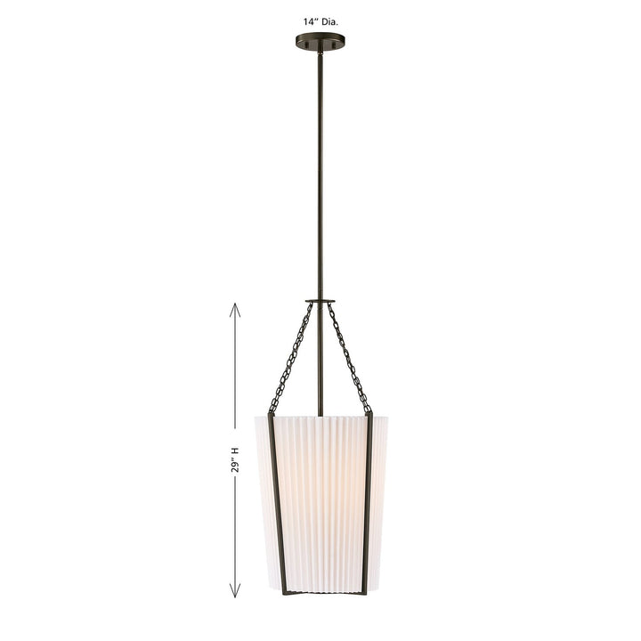 Joplin One Light Pendant in Mediterranean Bronze Savoy House