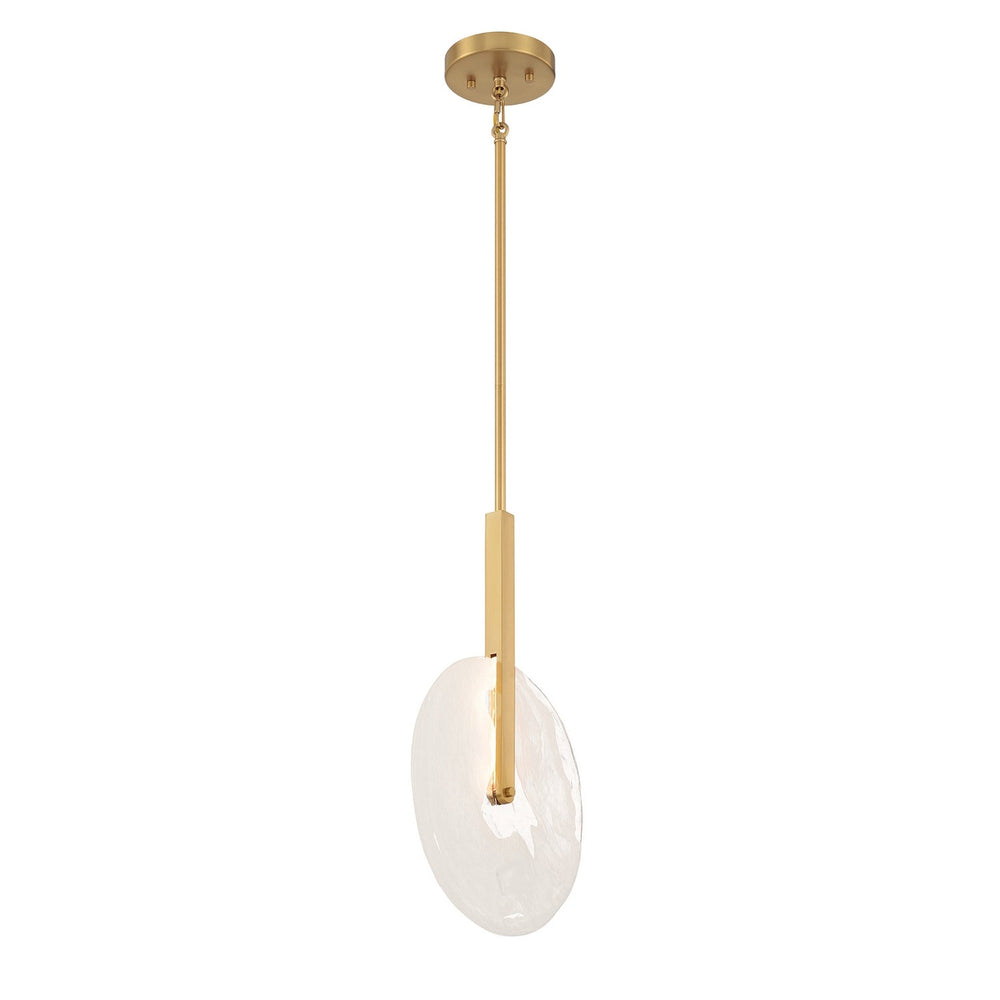 Ainslie LED Pendant in Warm Brass Savoy House
