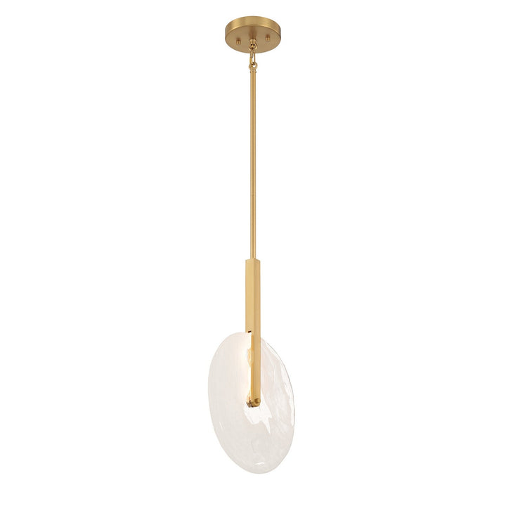 Ainslie LED Pendant in Warm Brass Savoy House