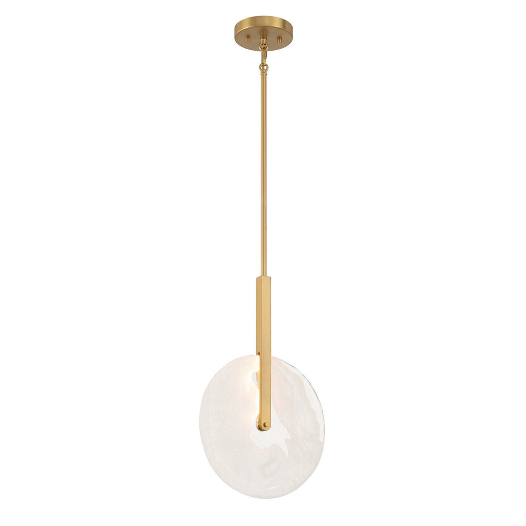 Ainslie LED Pendant in Warm Brass Savoy House
