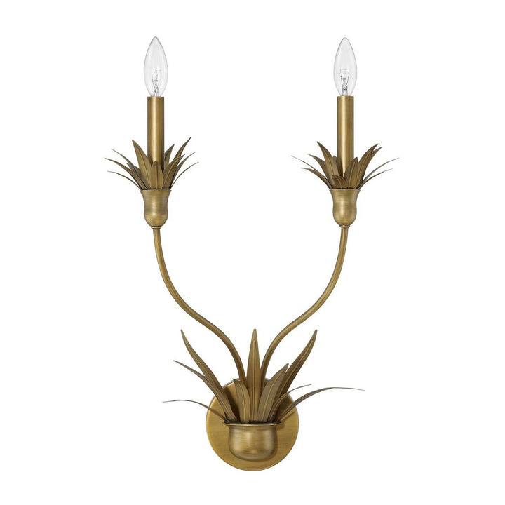 Strathmore Two Light Wall Sconce in Antique Patina Savoy House