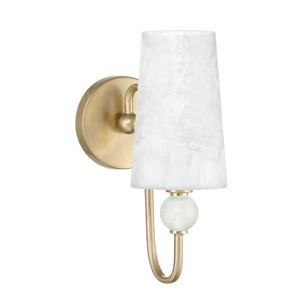 Sheldon One Light Wall Sconce in Noble Brass Savoy House