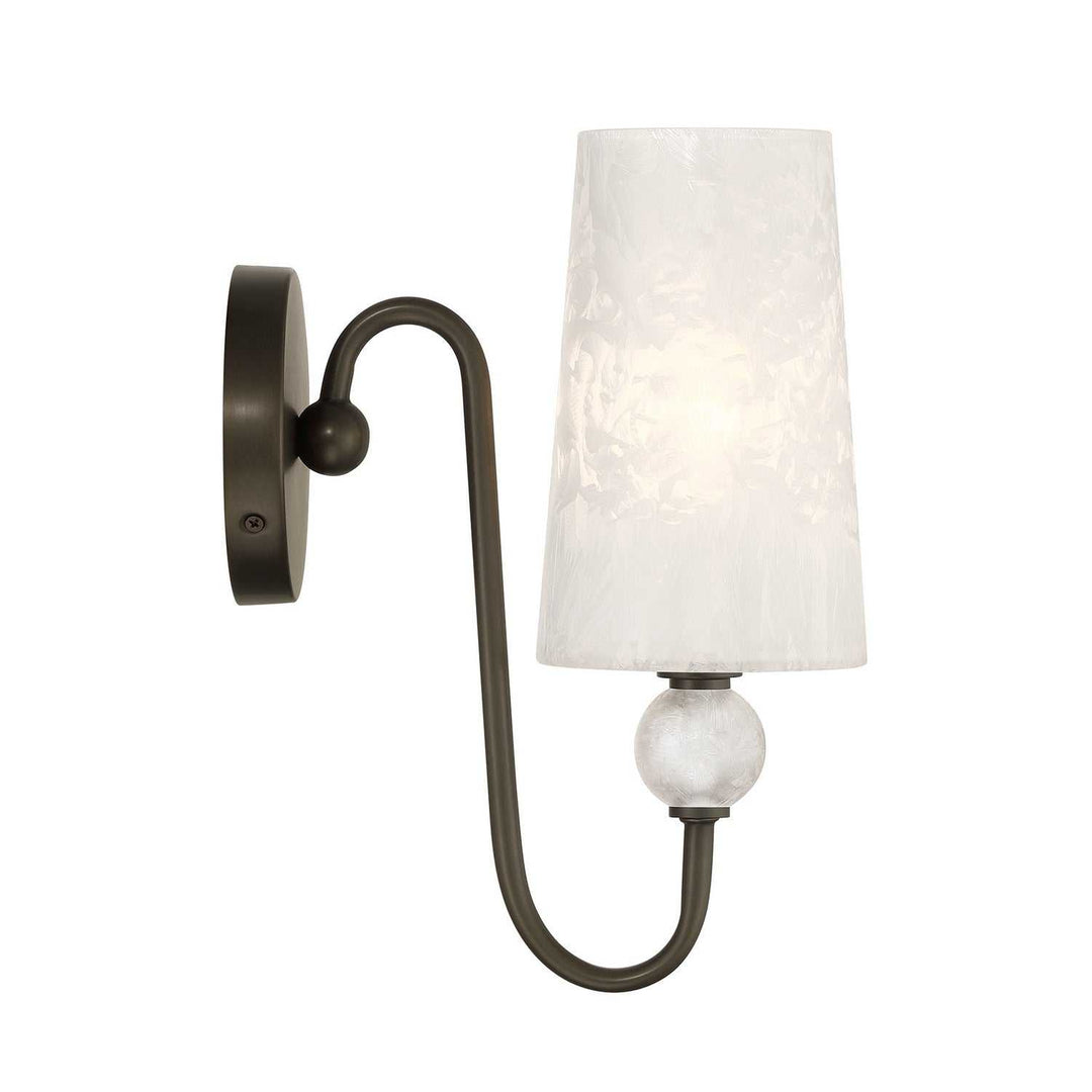 Sheldon One Light Wall Sconce in Mediterranean Bronze Savoy House