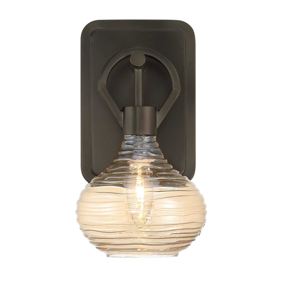 Sheriden One Light Wall Sconce in Mediterranean Bronze Savoy House