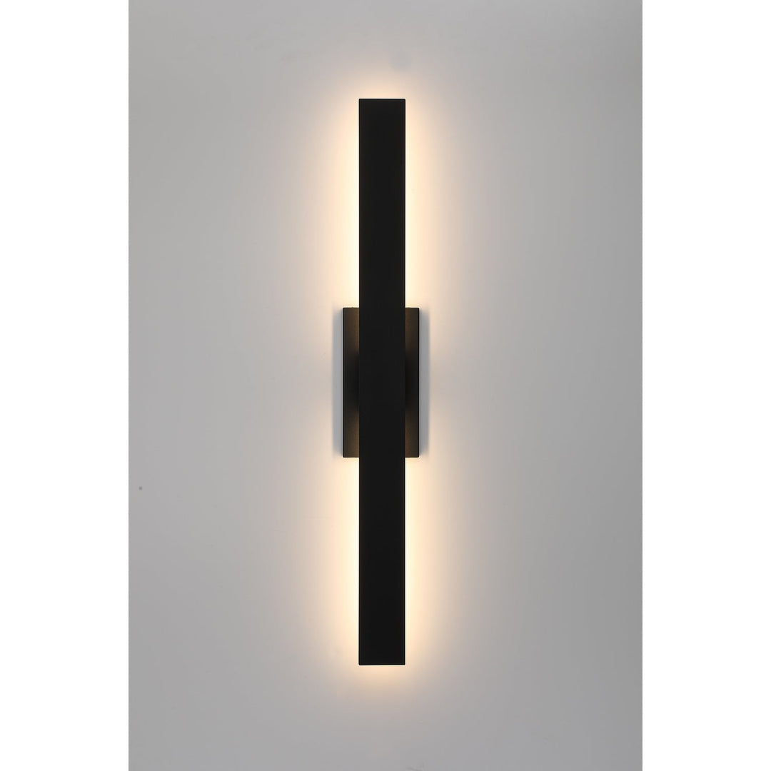 Davis LED Outdoor Wall Lantern in Black Savoy House
