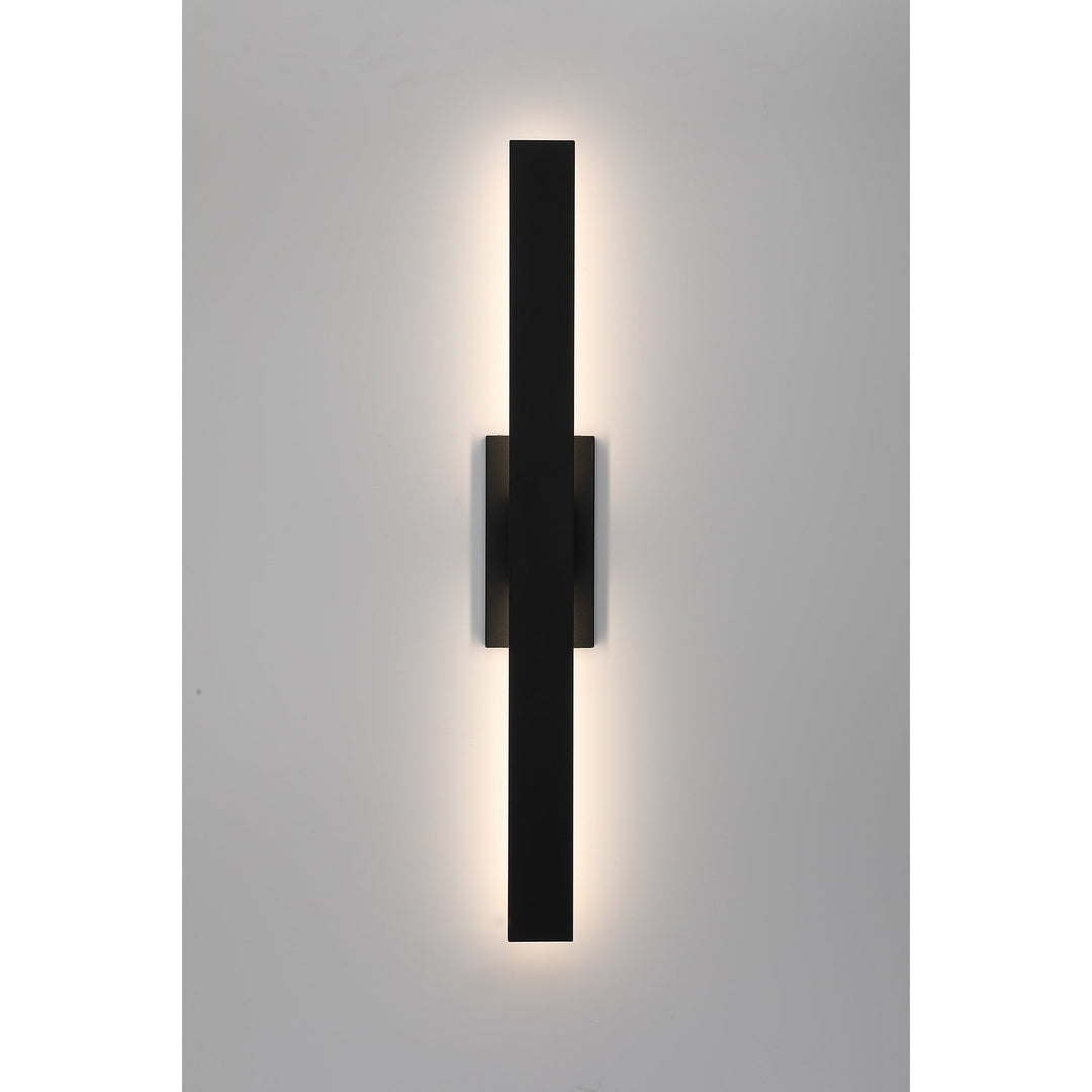 Davis LED Outdoor Wall Lantern in Black Savoy House