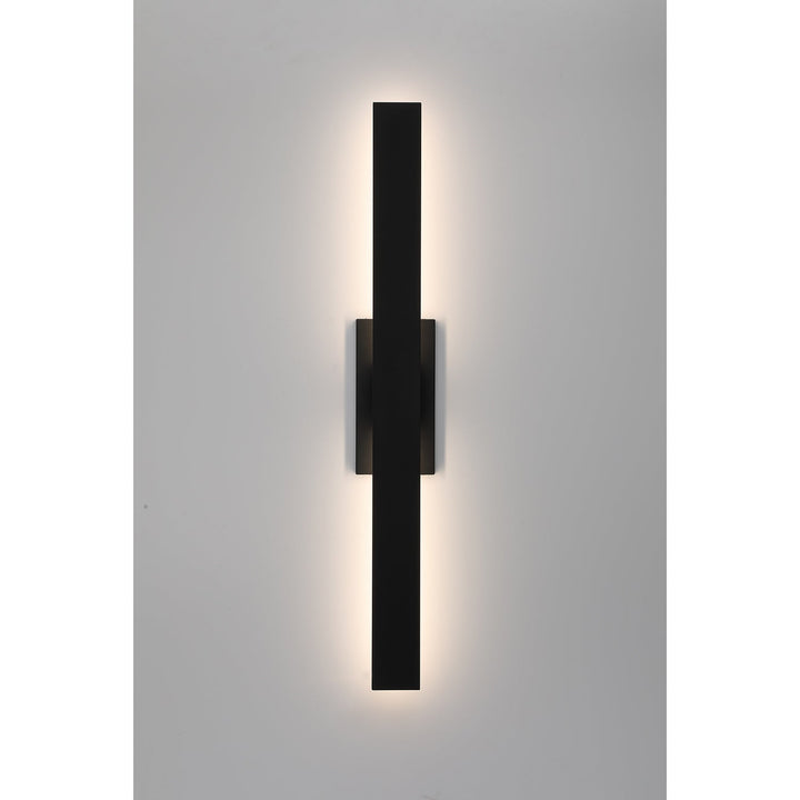 Davis LED Outdoor Wall Lantern in Black Savoy House