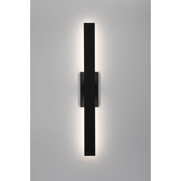 Davis LED Outdoor Wall Lantern in Black Savoy House