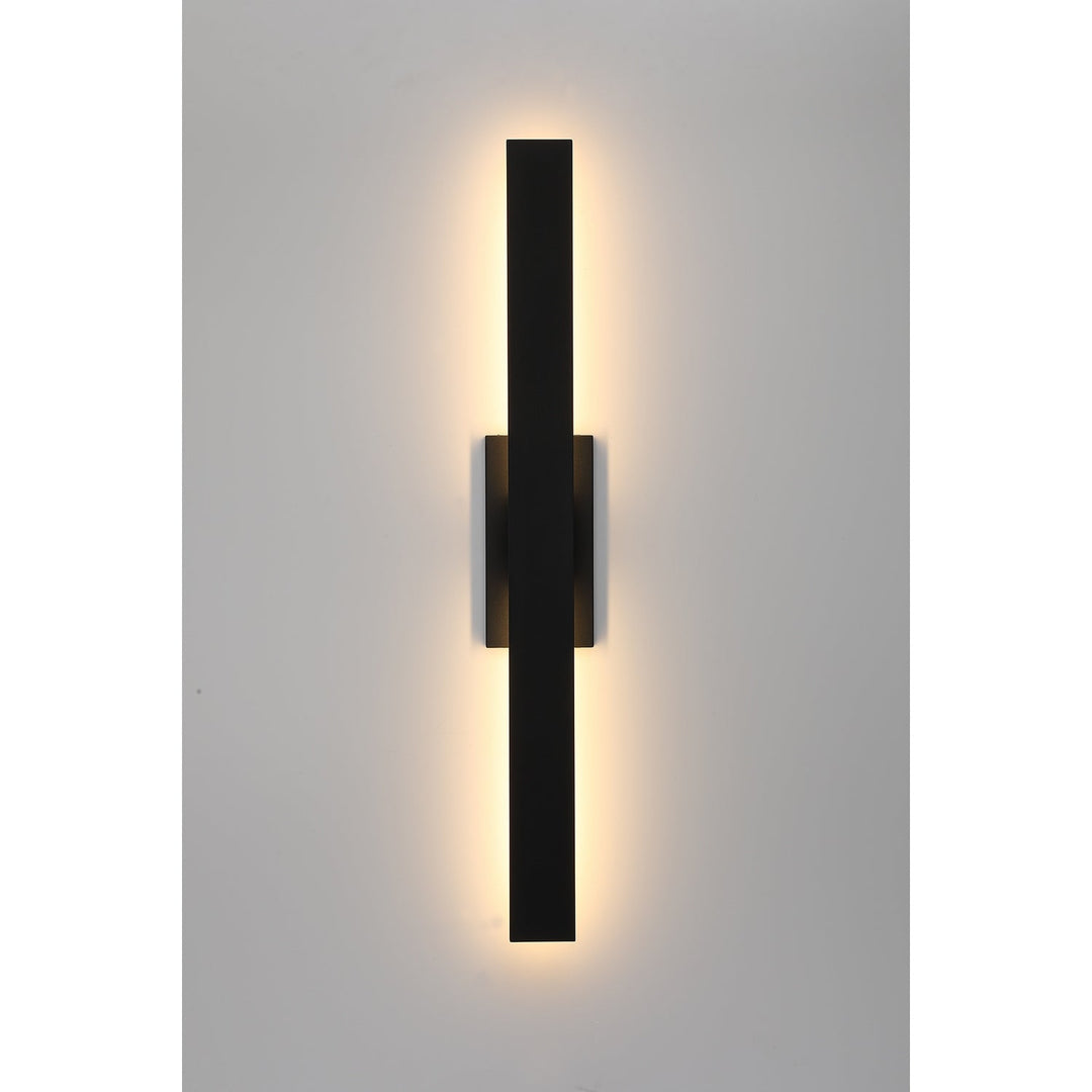 Davis LED Outdoor Wall Lantern in Black Savoy House