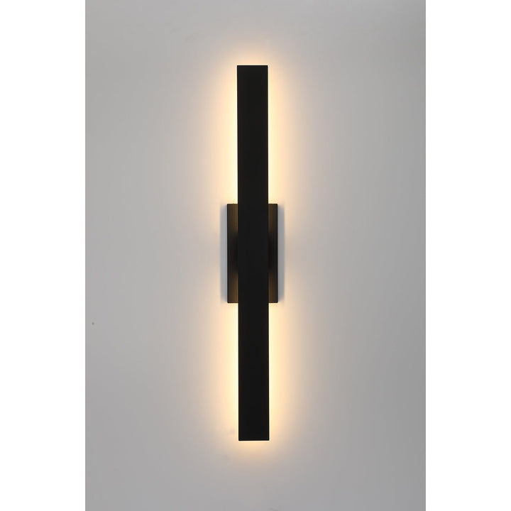 Davis LED Outdoor Wall Lantern in Black Savoy House