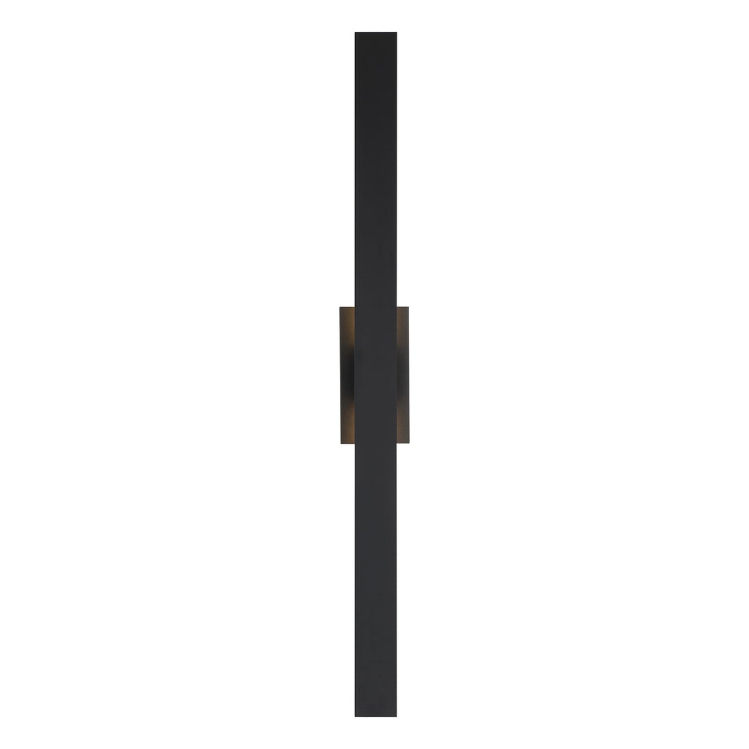 Davis LED Outdoor Wall Lantern in Black Savoy House