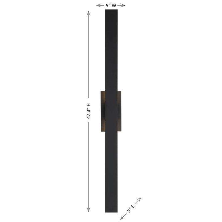 Davis LED Outdoor Wall Lantern in Black Savoy House