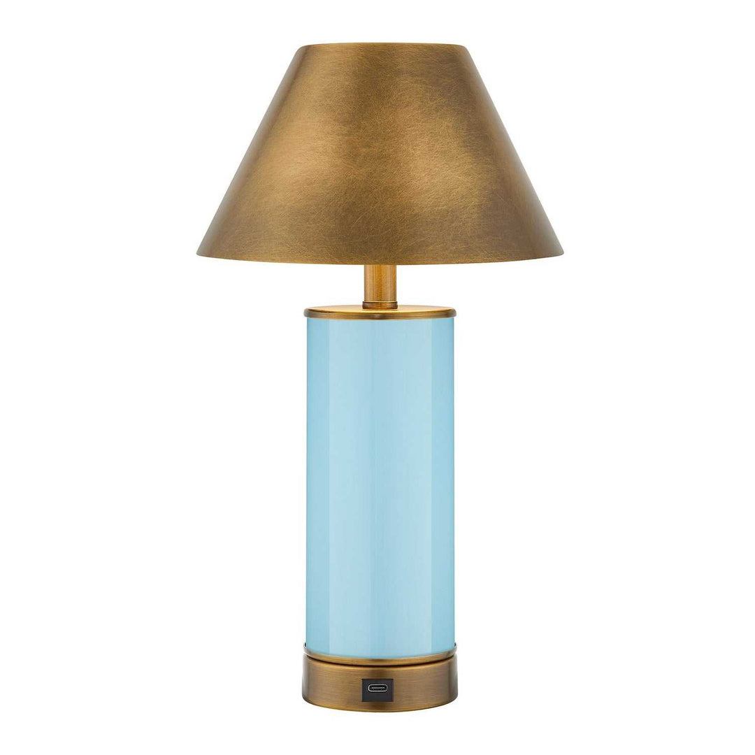 Molly LED Table Lamp in Light Blue Savoy House