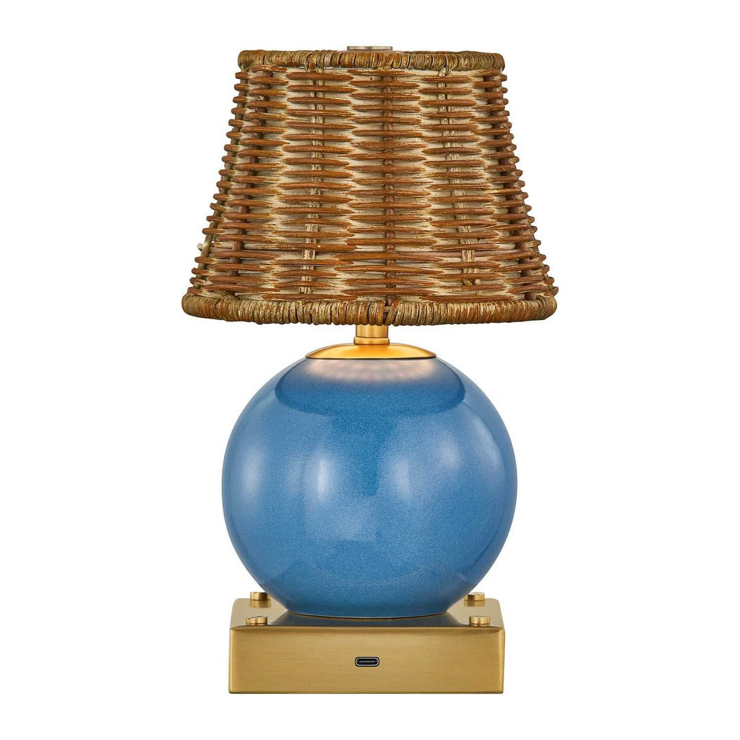 Sally LED Table Lamp in Blue Savoy House