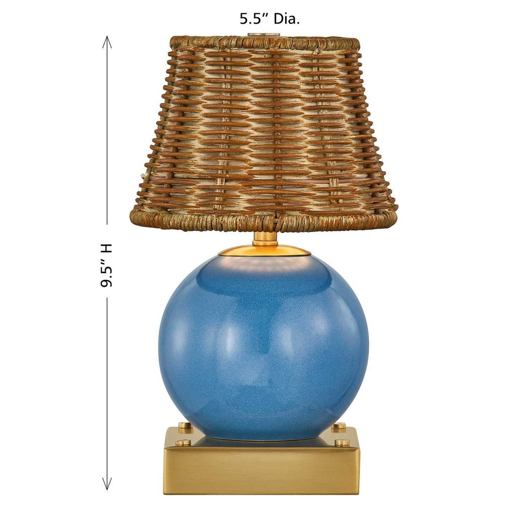 Sally LED Table Lamp in Blue Savoy House